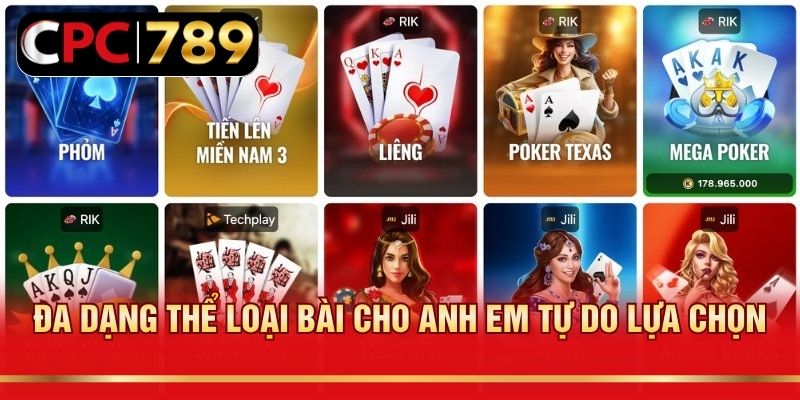 Đa dạng thể loại bài cho anh em tự do lựa chọn