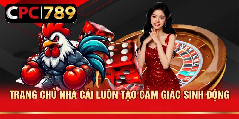Trang chủ nhà cái luôn tạo cảm giác sinh động
